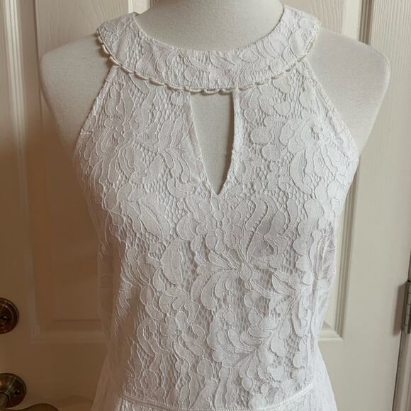 Draper James Lace Payton Dress in willow white, size 14 - Picture 5 of 8
